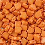 Matubo Czech Ginko Beads Stardance Tiger Orange 12g