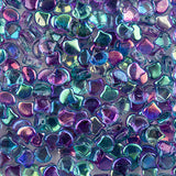 Matubo Czech Ginko Beads Summer Rainbow Light Blue 12g