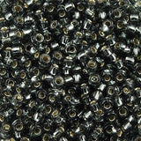 8/0 Toho Seed Beads #29B Silver Lined Grey 8-9g Vial