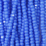 13/0 Czech Charlottes #33040 Opaque Blue 12str/Hank