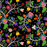 Cotton Fabric Spring Majesty #35000 Black - Half Yard