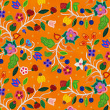 Cotton Fabric Spring Majesty #35000 Orange - Half Yard