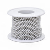 Metal Pearl Banding 2mm Silver 10yd/pk