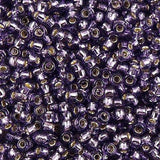 8/0 Toho Seed Beads #39 Silver Lined Tanzanite 8-9g Vial