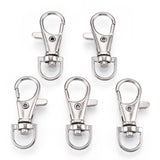 1 1/2" Nickel Key Ring Swivel Clip 10/pk