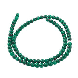 4mm Malachite (Synthétique/Teint) Perles 15-16" Brin