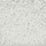 11/0 Toho Seed Beads #41f Opaque Frosted White 250g Bag