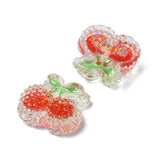 Resin Cabochons Cherries 4/pk
