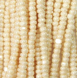 13/0 Czech Charlottes #46112 Ceylon Eggshell 12str/Hank