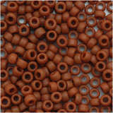 6/0 Toho Seed Beads #46LF Opaque Frosted Terracotta 8-9g Vial