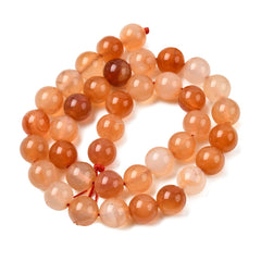 Carnelian Beads 10mm Round (Natural) 15-16" Strand