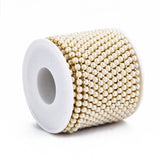 Metal Pearl Banding 4mm Gold 10yd/pk