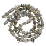 Labradorite (Naturel) Perle Chips 36" Strand