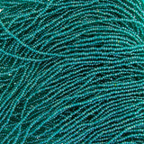 11/0 Czech Charlottes #51710 Tr Blue Zircon Iris 12str/Hank