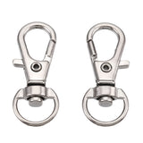 1 1/4" Nickel Key Ring Swivel Clip 10/pk