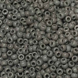 8/0 Toho Seed Beads #53d Opaque Dark Grey 8-9g Vial