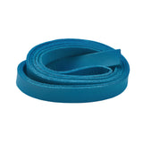 Faux Leather Lace 10mm Turquoise Blue 1m