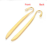 Bookmark Plain 4.75" Antique Gold 5/pk