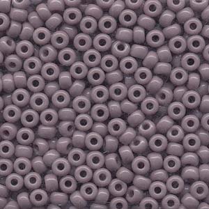 6/0 Miyuki Seed Beads #0410 Opaque Mauve 22g