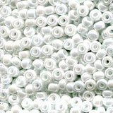 6/0 Miyuki Seed Beads #0420 Ceylon White Pearl 22g