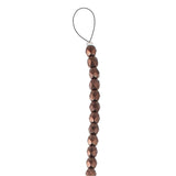Fire Polished 4mm Round Jet Bronze 40/Strand