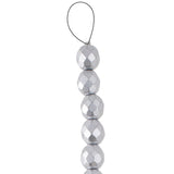 Fire Polished 8mm Round Crystal Bronze Aluminum 20/Strand