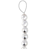 Fire Polished 8mm Round Crystal Labrador Full 20/Strand