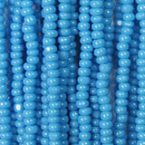 13/0 Czech Charlottes #63050 Opaque Dark Turquoise 12str/Hank