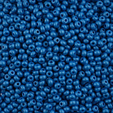 8/0 Czech Seed Beads #060 Permalux Blue 22g