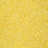 11/0 Czech Seed Beads #43140 Permalux Light Yellow 23g