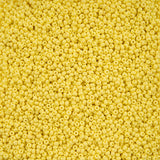 11/0 Czech Seed Beads #43162 Permalux Matte Light Yellow 23g