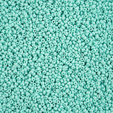 10/0 Czech Seed Beads #168 Permalux Matte Mint 22g
