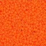 10/0 Czech Seed Beads #1038V Opaque Light Orange 22g