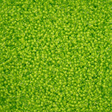 11/0 Czech Seed Beads #01547 C/L Terra Intensive Light Green 23g