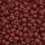 11/0 Czech Seed Beads #34915 Opaque Cranberry 23g