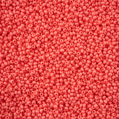 11/0 Czech Seed Beads #43236 Op Pink Chalk Solgel 23g