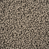 11/0 Czech Seed Beads #43255 Op Grey Chalk Solgel 23g