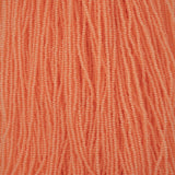 11/0 Czech Seed Beads #43257 Alabaster Orange Solgel 6 Strand Hank