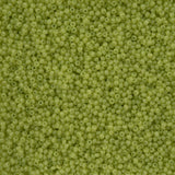 11/0 Czech Seed Beads #43271 Alabaster Light Green Solgel 23g
