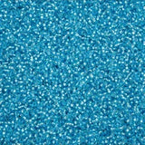 11/0 Czech Seed Beads #43291 Silver Lined Aqua Solgel 23g