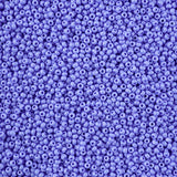 11/0 Czech Cut Seed Beads #37013 Opaque Pale Blue 13g