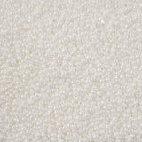 11/0 Czech Cut Seed Beads #37071 Opaque White Luster 13g