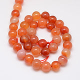 Carnelian Beads 10mm Round (Natural) 15-16" Strand