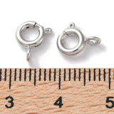 Spring Ring Clasp 6mm Nickel 10/pk