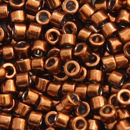11/0 Delica Bead #0461 Tarnished Copper Nickel Plated 5.2g