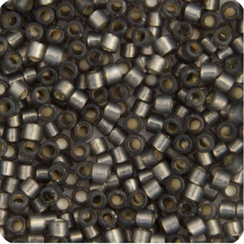 11/0 Delica Bead #0631 S/L Dark Grey Alabaster Opal 5.2g