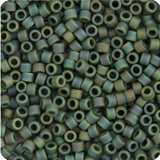 11/0 Delica Bead #1594 Op Green Avocado AB Matte 5.2g