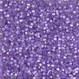 11/0 Delica Bead #1868 Silk Lilac AB Inside Dyed 5.2g