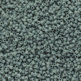 11/0 Delica Bead #2281 Frosted Glazed Light Grey 5.2g