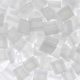 5x5mm perles de tila japonais cristal mat AB 5.2g